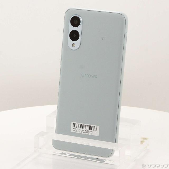 (中古)FCNT arrows We2 64GB ライトブルー FCG02 au SIMフリー(368-ud)