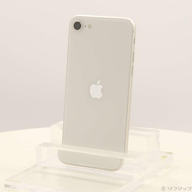 (中古)Apple iPhone SE 第3世代 64GB スターライト MMYD3J/A SIMフリー(377-ud)