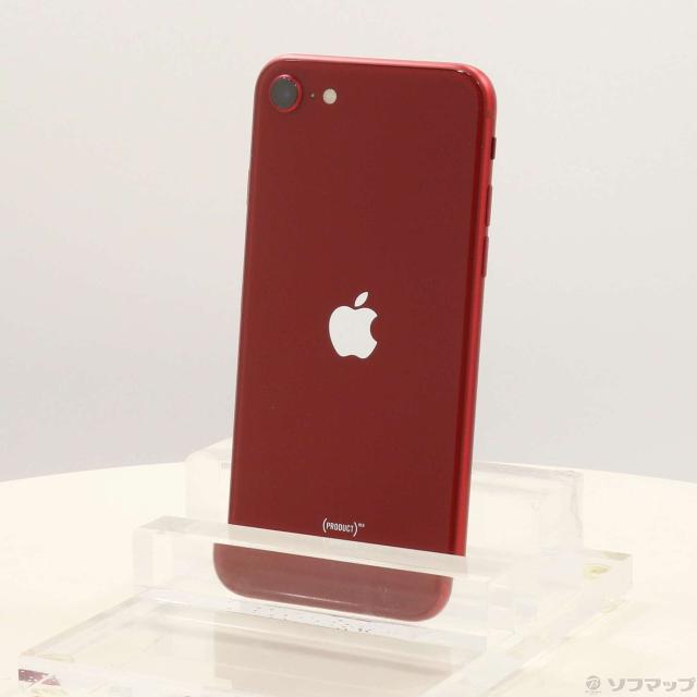 中古)Apple iPhone SE 第3世代 128GB プロダクトレッド MMYH3J/A SIM