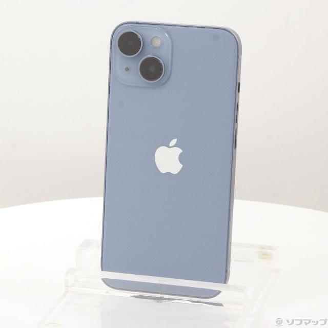 (中古)Apple iPhone14 128GB ブルー MPVJ3J/A SIMフリー(258-ud)
