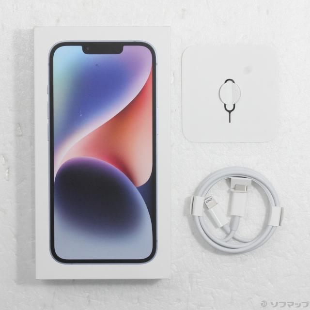 (中古)Apple iPhone14 128GB ブルー MPVJ3J/A SIMフリー(258-ud)_4