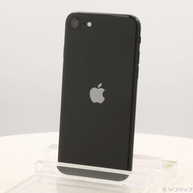 (中古)Apple iPhone SE 第2世代 128GB ブラック MXD02J/A SIMフリー(258-ud)
