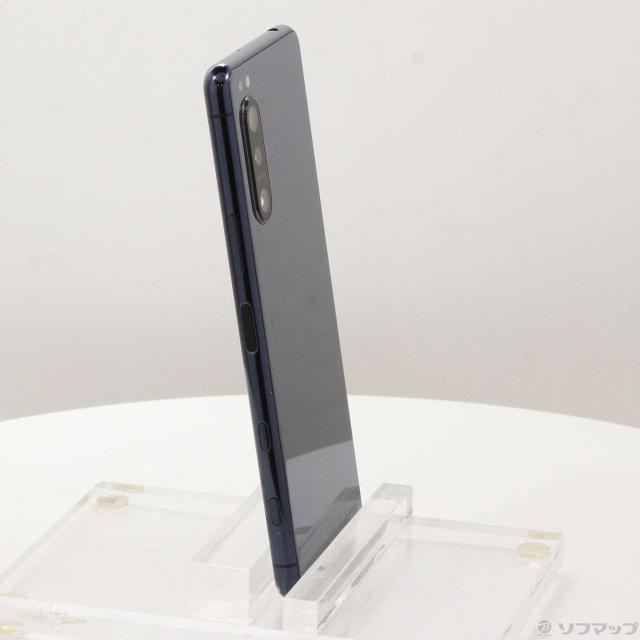 (中古)SONY Xperia 5 II 128GB ブルー SO-52A docomoロック解除SIMフリー(348-ud)_3