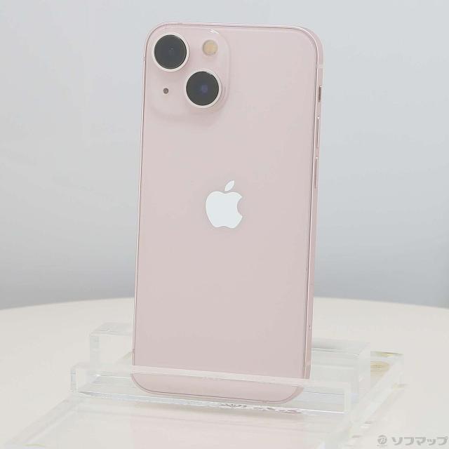 (中古)Apple iPhone13 mini 128GB ピンク MLJF3J/A SIMフリー(262-ud)