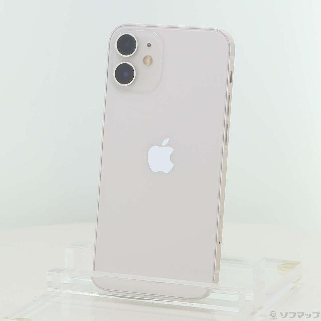 (中古)Apple iPhone12 mini 64GB ホワイト MGA63J/A SIMフリー(344-ud)