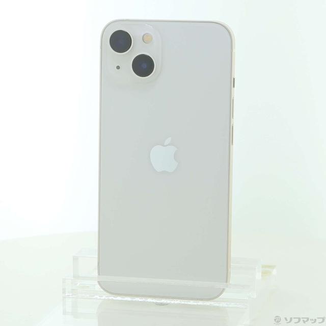 (中古)Apple iPhone13 128GB スターライト MLND3J/A SIMフリー(262-ud)