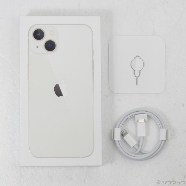 (中古)Apple iPhone13 128GB スターライト MLND3J/A SIMフリー(262-ud)_4