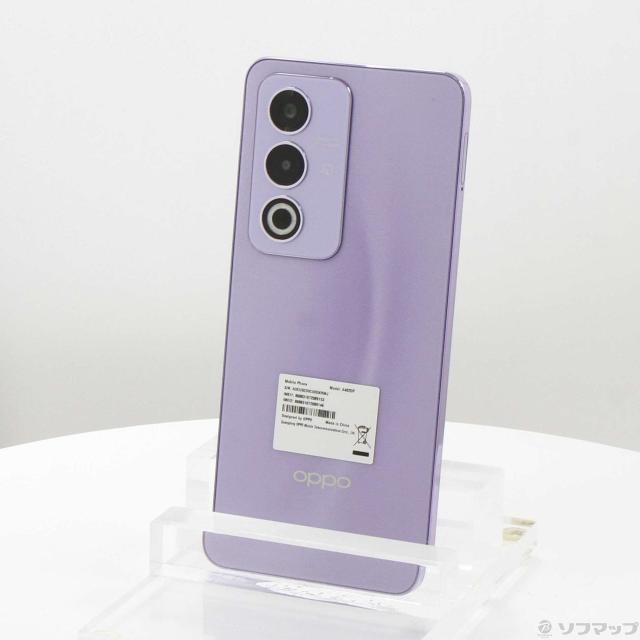 (中古)OPPO OPPO A3 5G 128GB パープル OPSAL1 Y!mobile SIMフリー(349-ud)