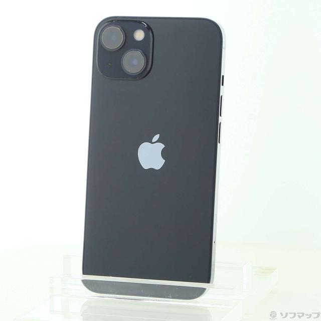 (中古)Apple iPhone13 128GB ミッドナイト MLNC3J/A SIMフリー(262-ud)