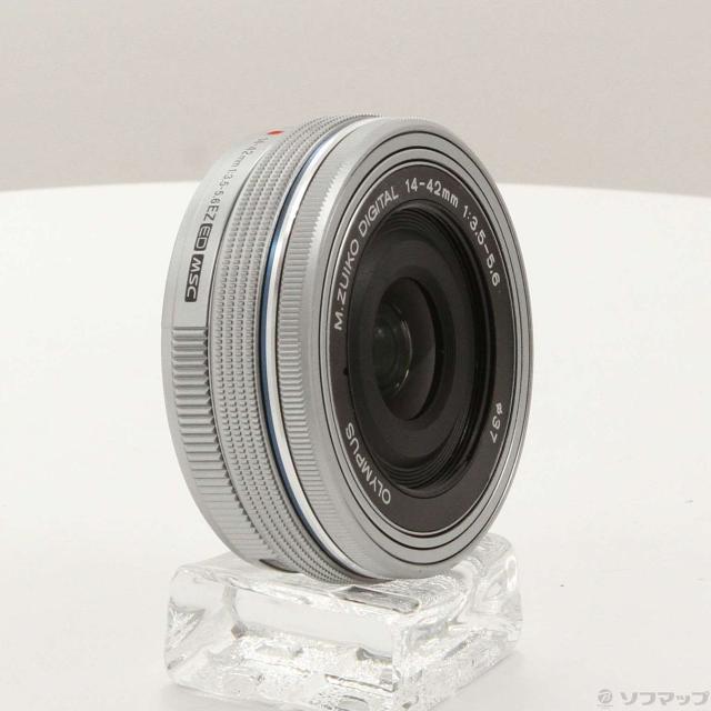 (中古)OLYMPUS M.ZUIKO DIGITAL ED 14-42mm F3.5-5.6 EZ シルバー (μ4/3)(344-ud)_3