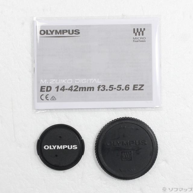 (中古)OLYMPUS M.ZUIKO DIGITAL ED 14-42mm F3.5-5.6 EZ シルバー (μ4/3)(344-ud)_4