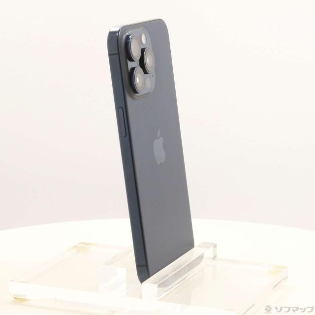 (中古)Apple iPhone15 Pro Max 256GB ブルーチタニウム MU6T3J/A SIMフリー(258-ud)