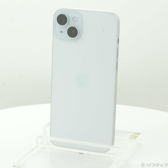 (中古)Apple iPhone15 Plus 128GB ブルー MU0D3J/A SIMフリー(258-ud)