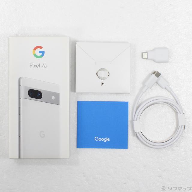 (中古)GOOGLE Google Pixel 7a 128GB スノー GA04274-JP SIMフリー(344-ud)_4