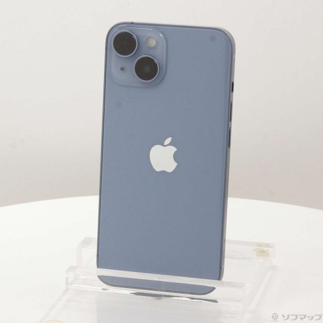 (中古)Apple iPhone14 128GB ブルー MPVJ3J/A SIMフリー(258-ud)