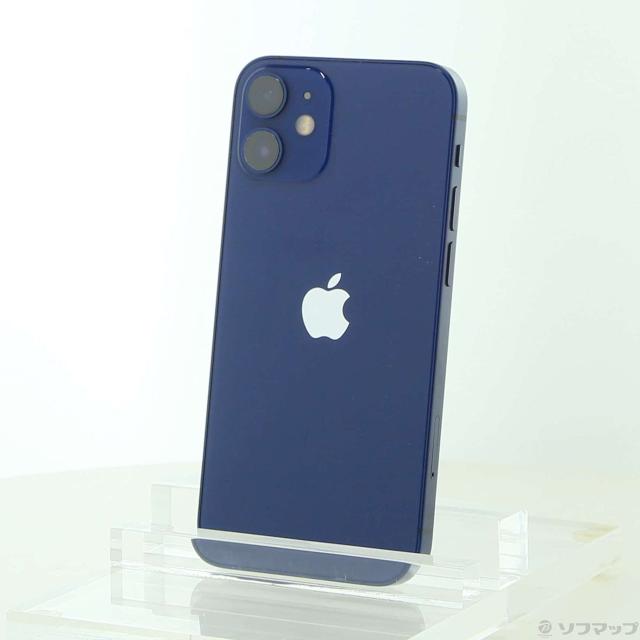 (中古)Apple iPhone12 mini 64GB ブルー MGAP3J/A SIMフリー(295-ud)