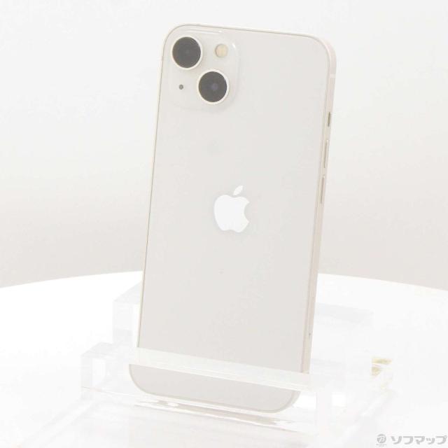 (中古)Apple iPhone13 128GB スターライト MLND3J/A SIMフリー(198-ud)