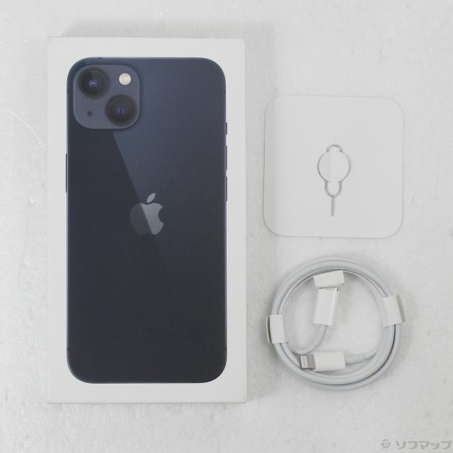 (中古)Apple iPhone13 128GB ミッドナイト MLNC3J/A SIMフリー(262-ud)_4