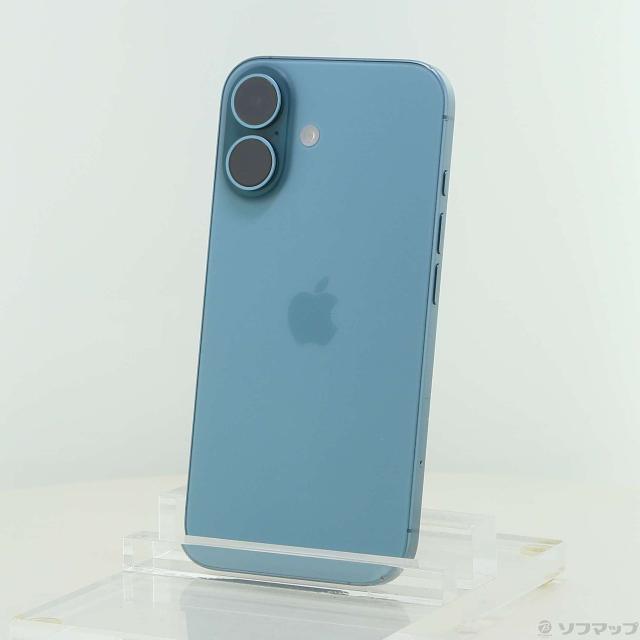 中古)Apple iPhone16 256GB ティール MYE13J/A SIMフリー(198-ud 