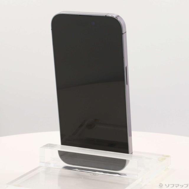 (中古)Apple iPhone14 Pro 256GB ディープパープル MQ1E3J/A SIMフリー(258-ud)_2