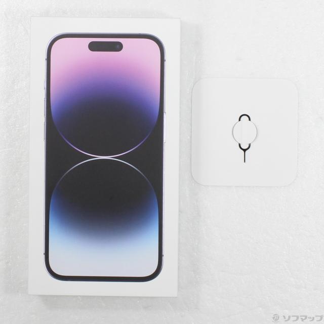 (中古)Apple iPhone14 Pro 256GB ディープパープル MQ1E3J/A SIMフリー(258-ud)_4