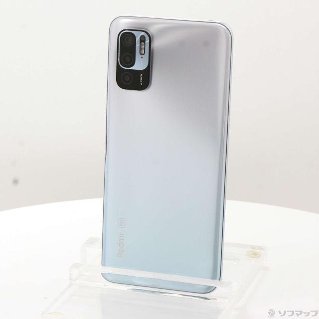 (中古)Xiaomi Redmi Note 10 JE 64GB クロームシルバー XIG02 au SIMフリー(269-ud)