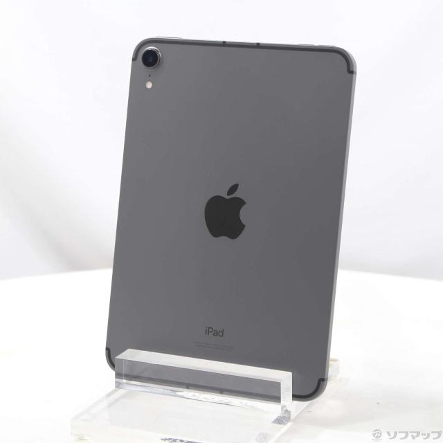 中古)Apple iPad mini 第6世代 256GB スペースグレイ MK8F3J/A SIM 