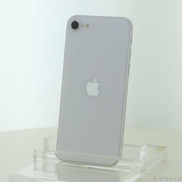 (中古)Apple iPhone SE 第2世代 256GB ホワイト MXVU2J/A SIMフリー(377-ud)