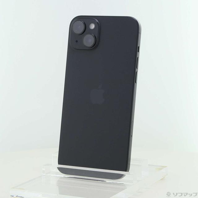 (中古)Apple iPhone15 Plus 256GB ブラック MU0F3J/A SIMフリー(198-ud)