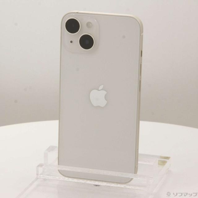 (中古)Apple iPhone14 128GB スターライト MPUQ3J/A SIMフリー(377-ud)
