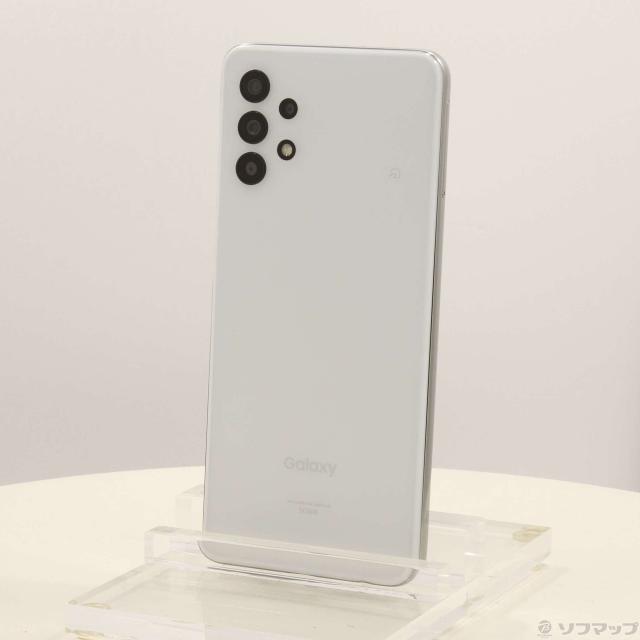 中古)SAMSUNG GALAXY A32 5G 64GB オーサムホワイト SCG08 auロック
