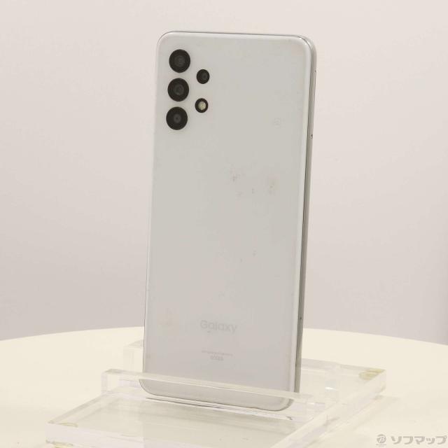 中古)SAMSUNG GALAXY A32 5G 64GB オーサムホワイト SCG08 auロック