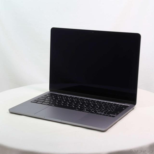 (中古)Apple MacBook Air 13.6-inch Mid-2022 MLXX3J/A Apple M2 8コアCPU_10コアGPU 8GB SSD512GB スペースグレイ (26.3 Tahoe)(377-ud)