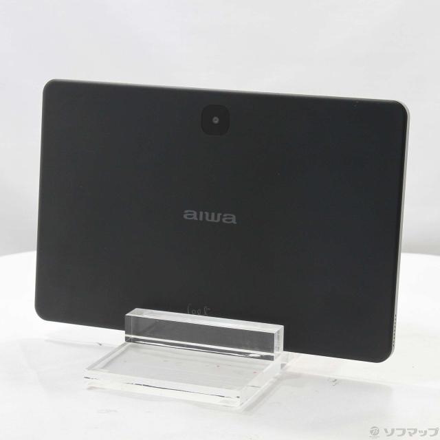 (中古)aiwa aiwa tab AE10 64GB ブラック JA4-TBA1009 Wi-Fi(198-ud)