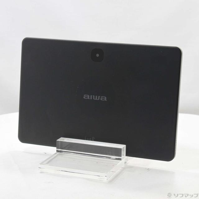 (中古)aiwa aiwa tab AE10 64GB ブラック JA4-TBA1009 Wi-Fi(377-ud)