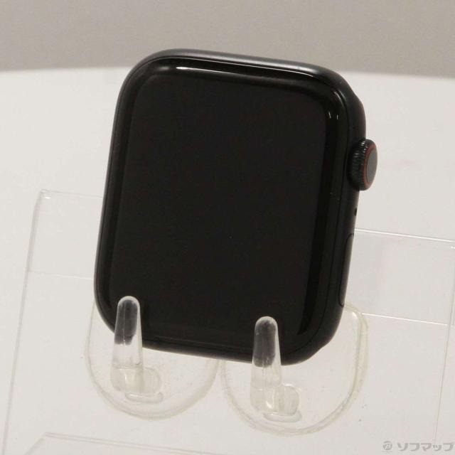 (中古)Apple Apple Watch SE 第2世代 GPS + Cellular 44mm ミッドナイトアルミニウムケース バンド無し DEMO品(349-ud)