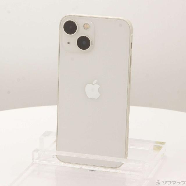 中古)Apple iPhone13 mini 128GB スターライト MLJE3J/A SIMフリー(377 