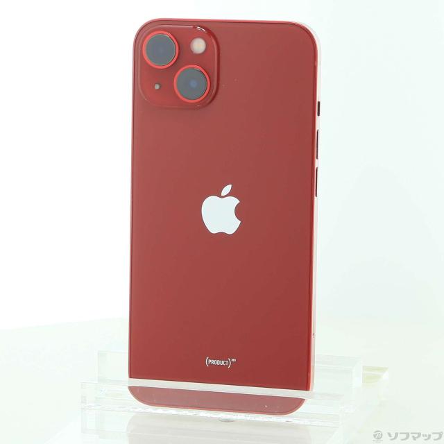 (中古)Apple iPhone13 128GB プロダクトレッド MLNF3J/A SIMフリー(258-ud)