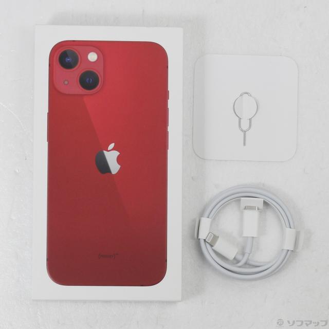 (中古)Apple iPhone13 128GB プロダクトレッド MLNF3J/A SIMフリー(258-ud)_4