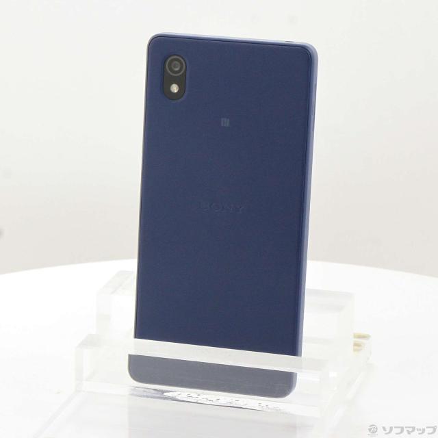 (中古)SONY Xperia Ace III 64GB ブルー A203SO Y!mobile SIMフリー(352-ud)