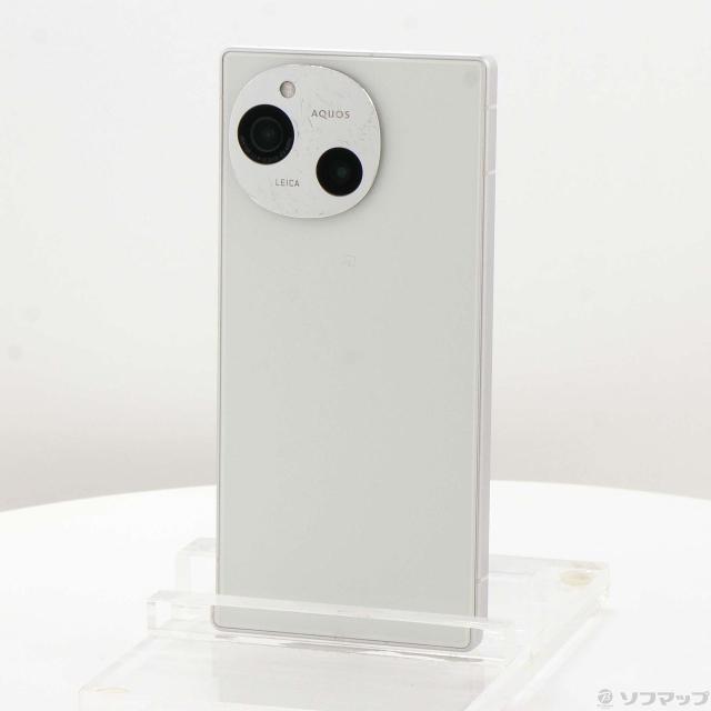 中古)SHARP AQUOS R9 256GB ホワイト SH-M28 SIMフリー(258-ud)【公式