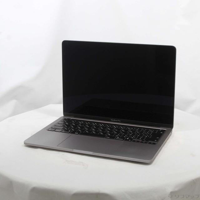 (中古)MacBook Pro 13.3-inch Late-2020 MYD82J/A M1 8コアCPU_8コアGPU 16GB SSD256GB スペースグレイ (26.3 Tahoe)(352-ud)