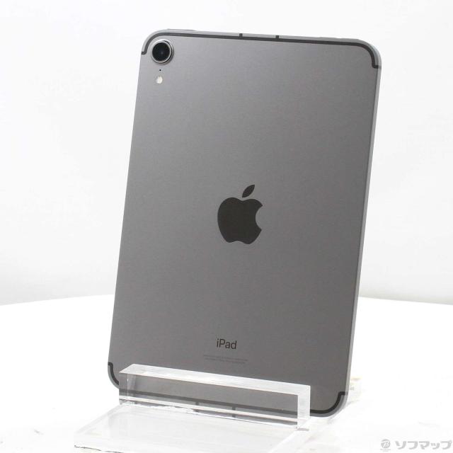 中古)Apple iPad mini 第6世代 64GB スペースグレイ MK893J/A SIM 