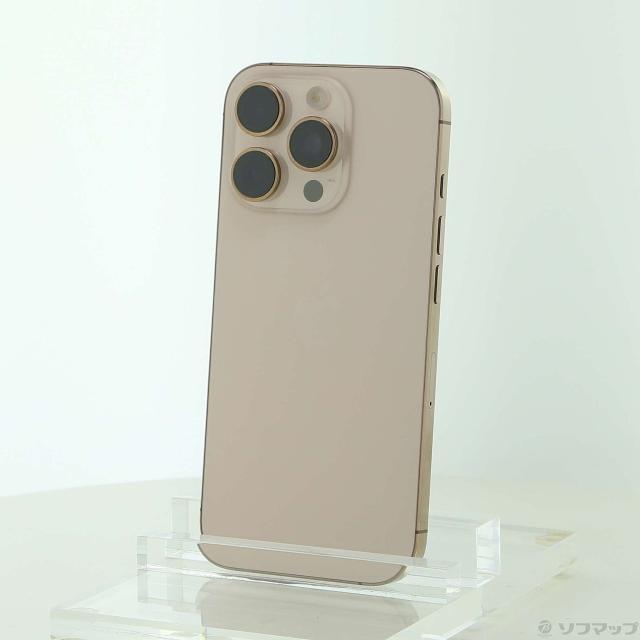 中古)Apple iPhone16 Pro 128GB デザートチタニウム MYMX3J/A SIM 