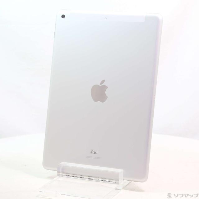 (中古)Apple iPad 第7世代 32GB シルバー MW6C2J/A auロック解除SIMフリー(258-ud)