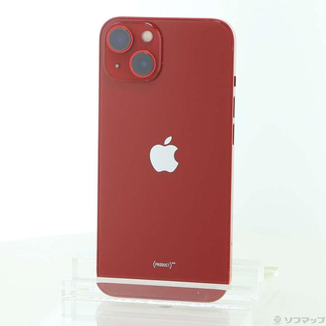 (中古)Apple iPhone13 128GB プロダクトレッド MLNF3J/A SIMフリー(262-ud)