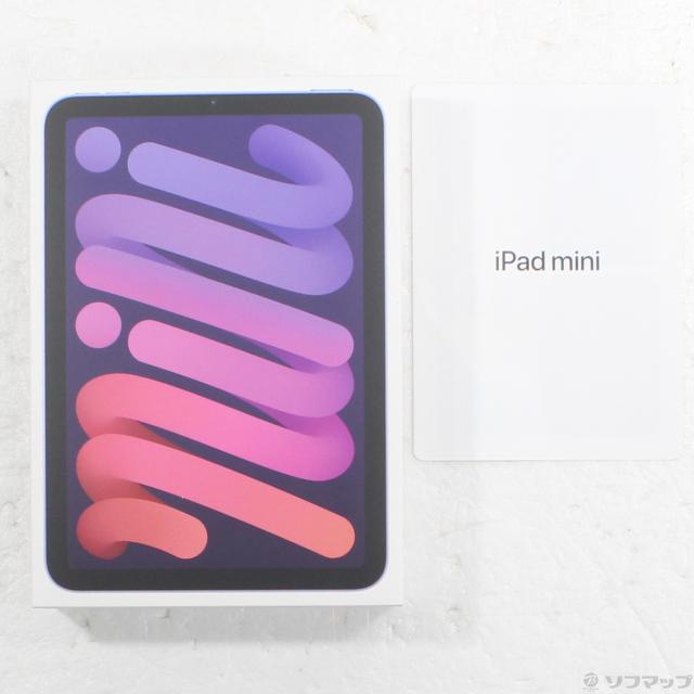 中古)Apple iPad mini 第6世代 64GB パープル MK7R3J/A Wi-Fi(198-ud