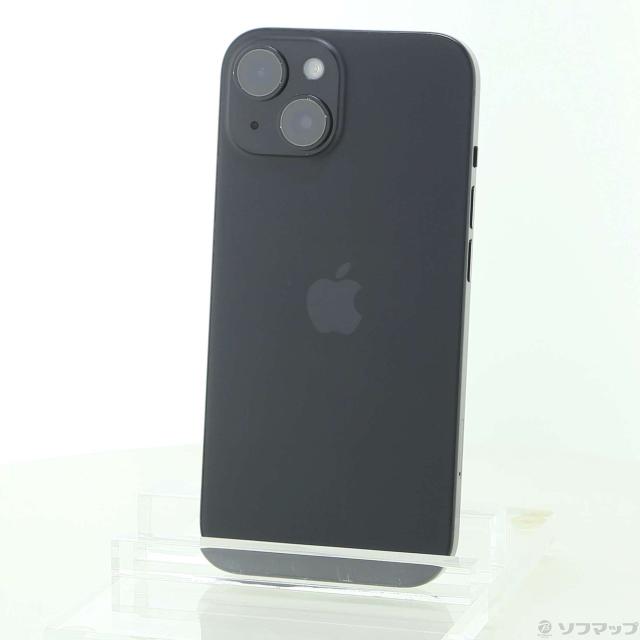 中古)Apple iPhone15 128GB ブラック MTMH3J/A SIMフリー(371-ud 