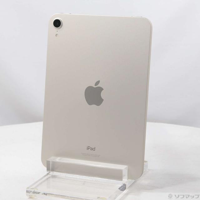(中古)Apple iPad mini 第6世代 256GB スターライト MK7V3J/A Wi-Fi(368-ud)