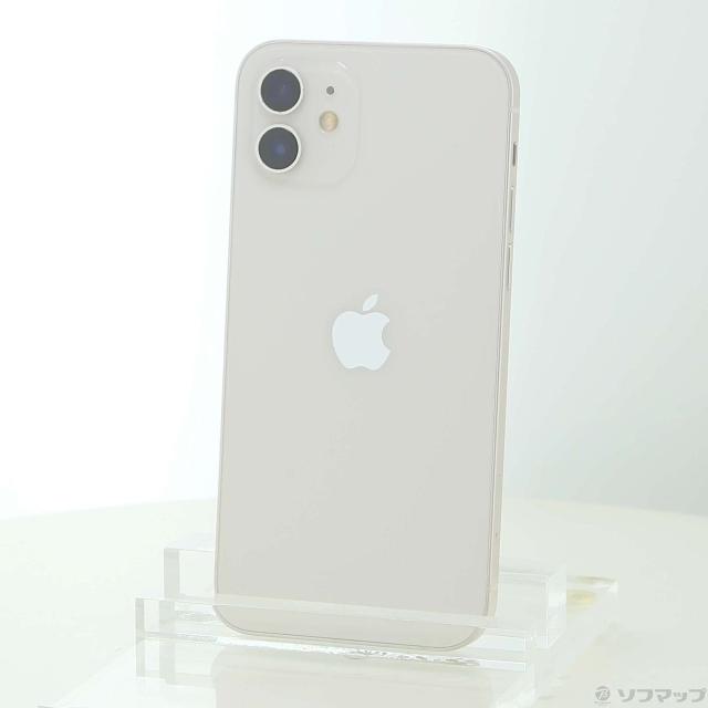 (中古)Apple iPhone12 128GB ホワイト MGHV3J/A SIMフリー(352-ud)